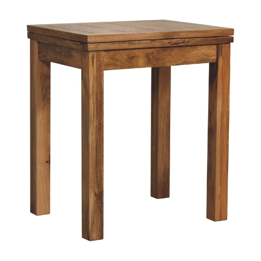 Wooden table with a white background