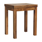 Wooden table with a white background