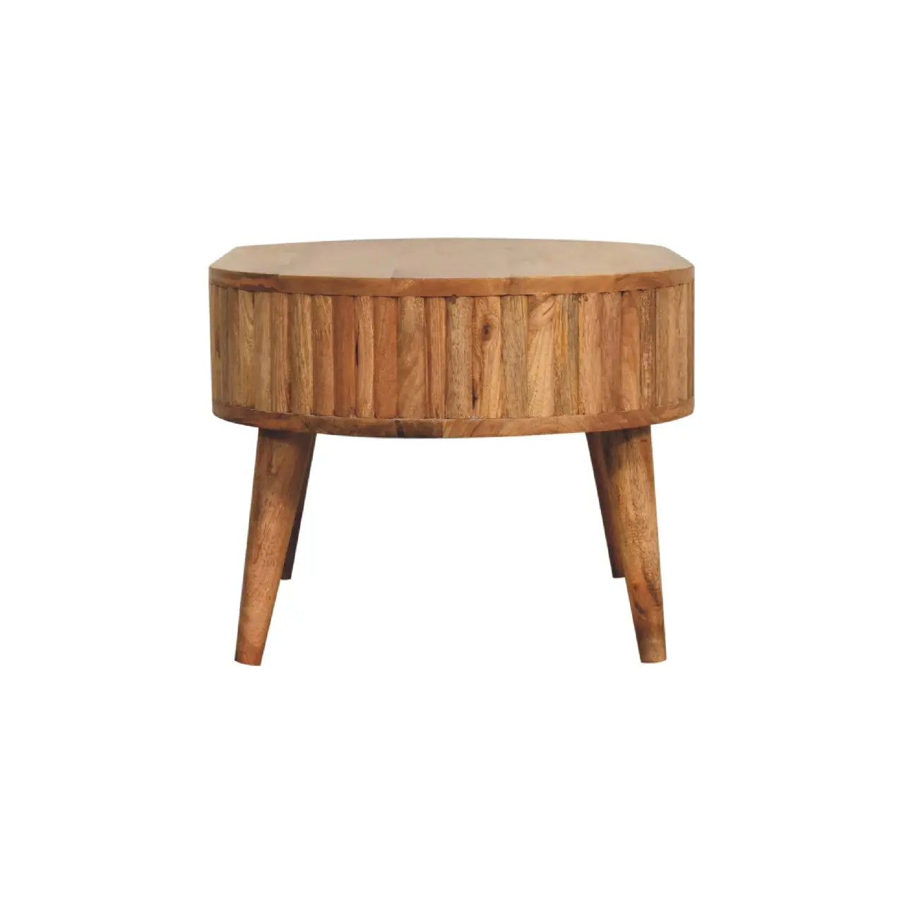 Oak-ish Stripe Coffee Table - Avivra