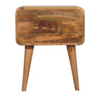 Close-knit 2 Drawer Nightstand | Woven Rattan Design Avivra