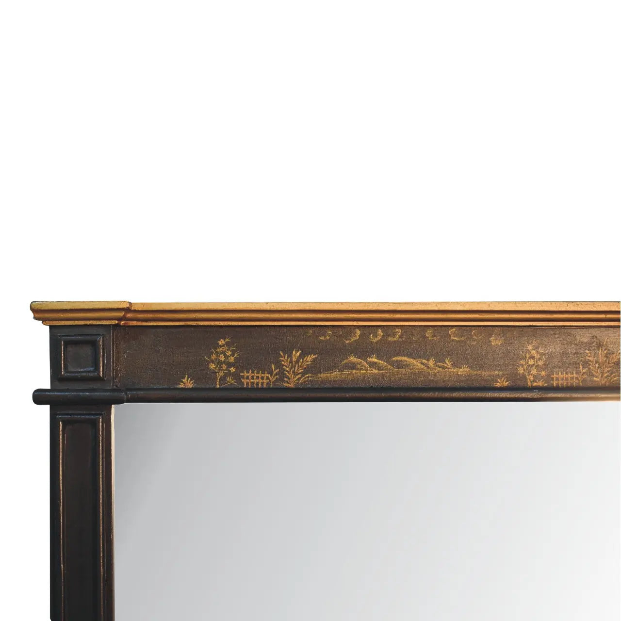 Oriental Hand-Painted Wall Mirror - Avivra