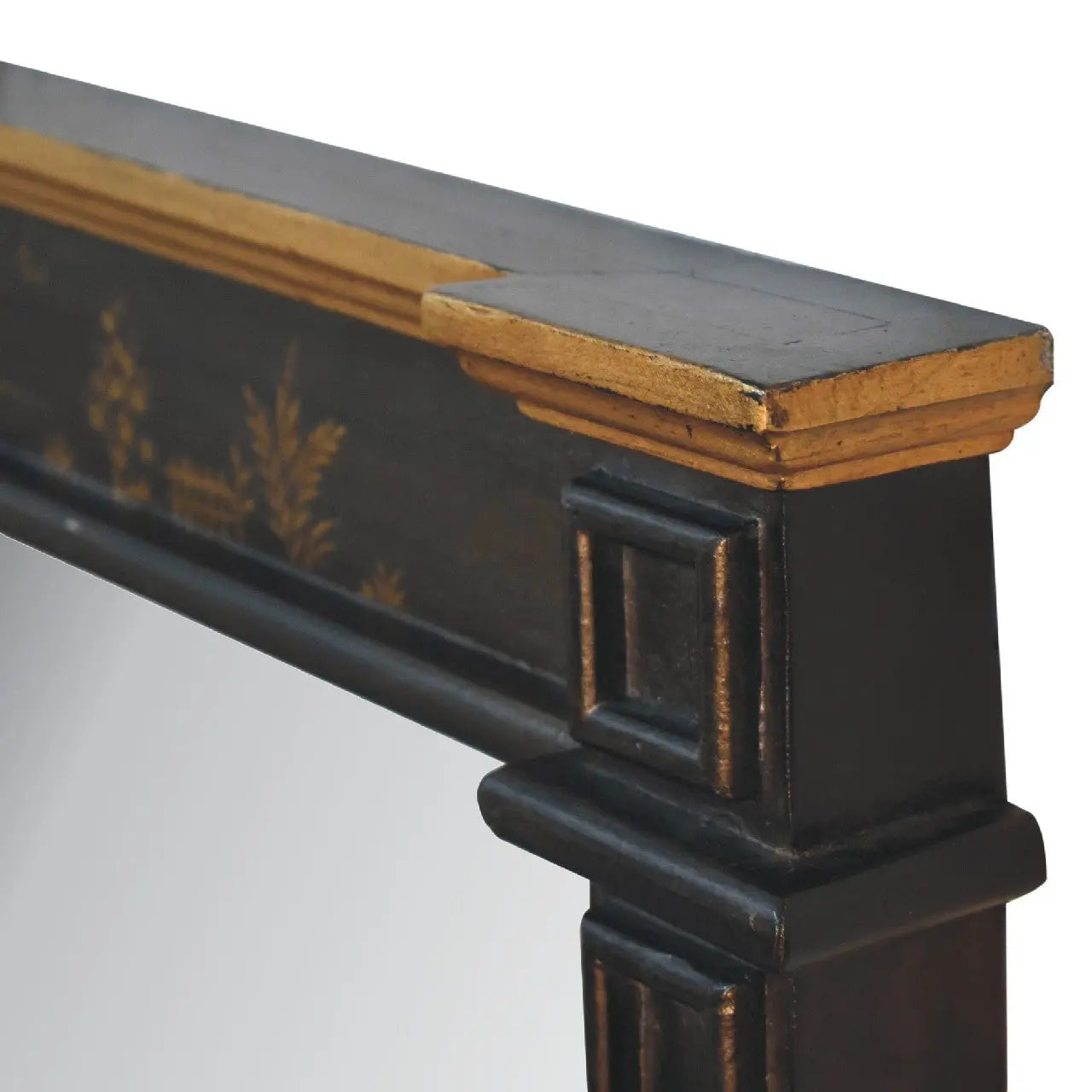 Oriental Hand-Painted Wall Mirror - Avivra