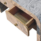 Nouveau Marble Effect Coffee Table – 4 Drawer - Avivra