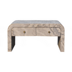 Nouveau Marble Effect Coffee Table – 4 Drawer - Avivra