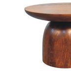 Rounded Chestnut Side Table - Avivra