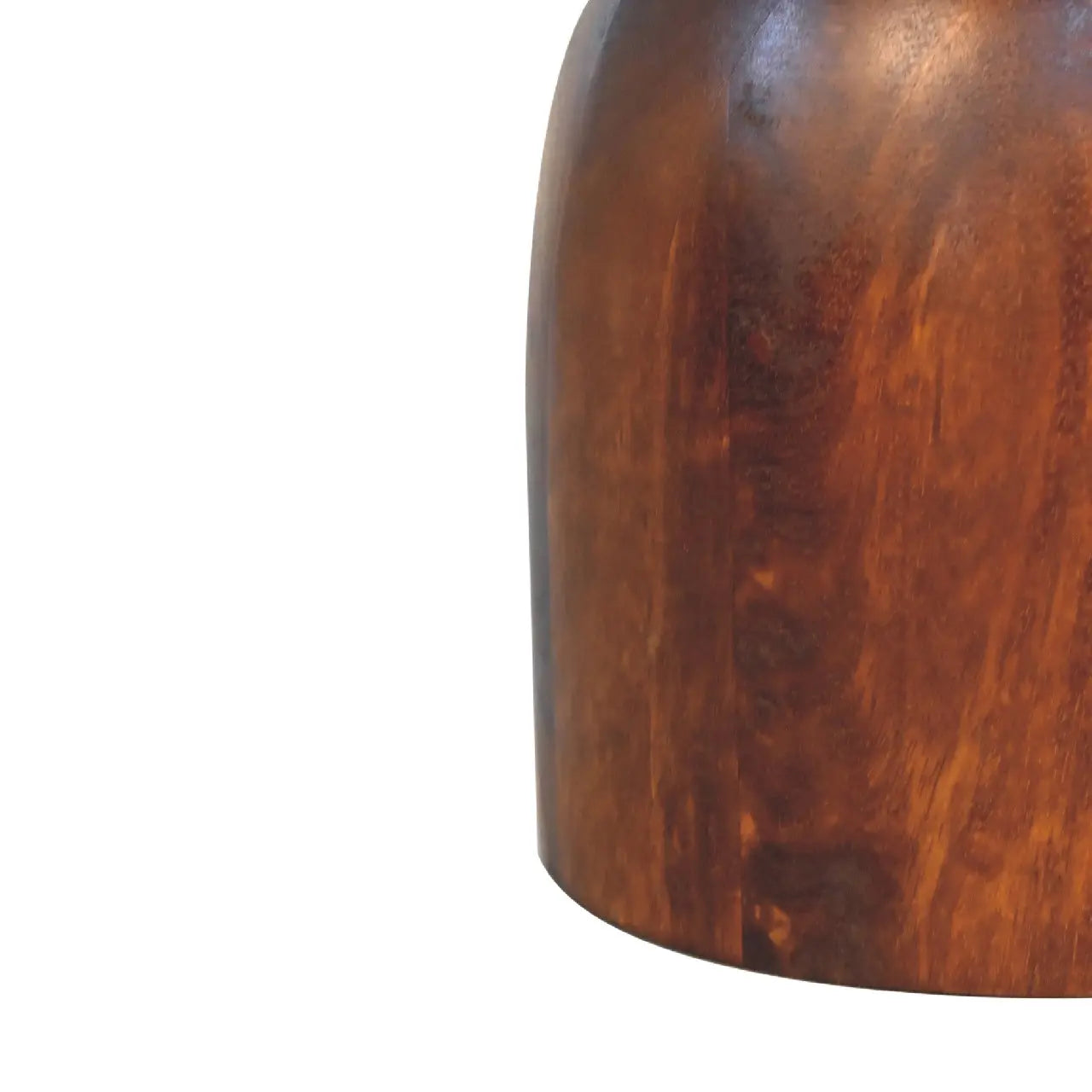 Rounded Chestnut Side Table - Avivra
