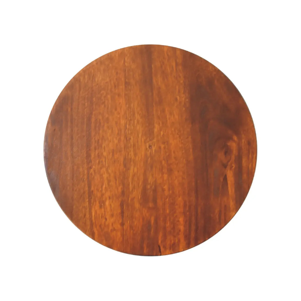 Rounded Chestnut Side Table - Avivra