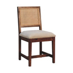 Cream Bouclé Rattan Chair Avivra