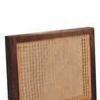 Cream Bouclé Rattan Chair Avivra