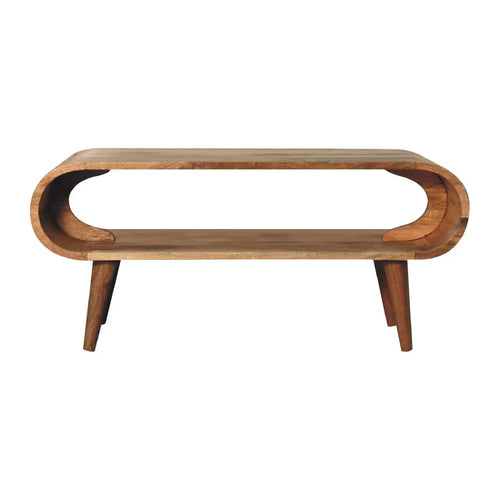 Amaya Nordic Style Oak-ish Coffee Table - Avivra