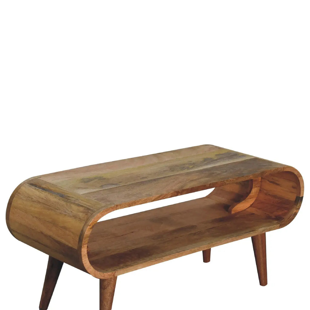 Amaya Nordic Style Oak-ish Coffee Table - Avivra