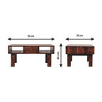 Tula Coffee Table – Sheesham Wood Chestnut Finish - Avivra