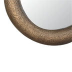 Round Metallic Hammered Mirror - Avivra