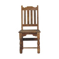 Granary Dining Chair Set of 2 – Hand-Distressed Oak-ish Finish - Avivra