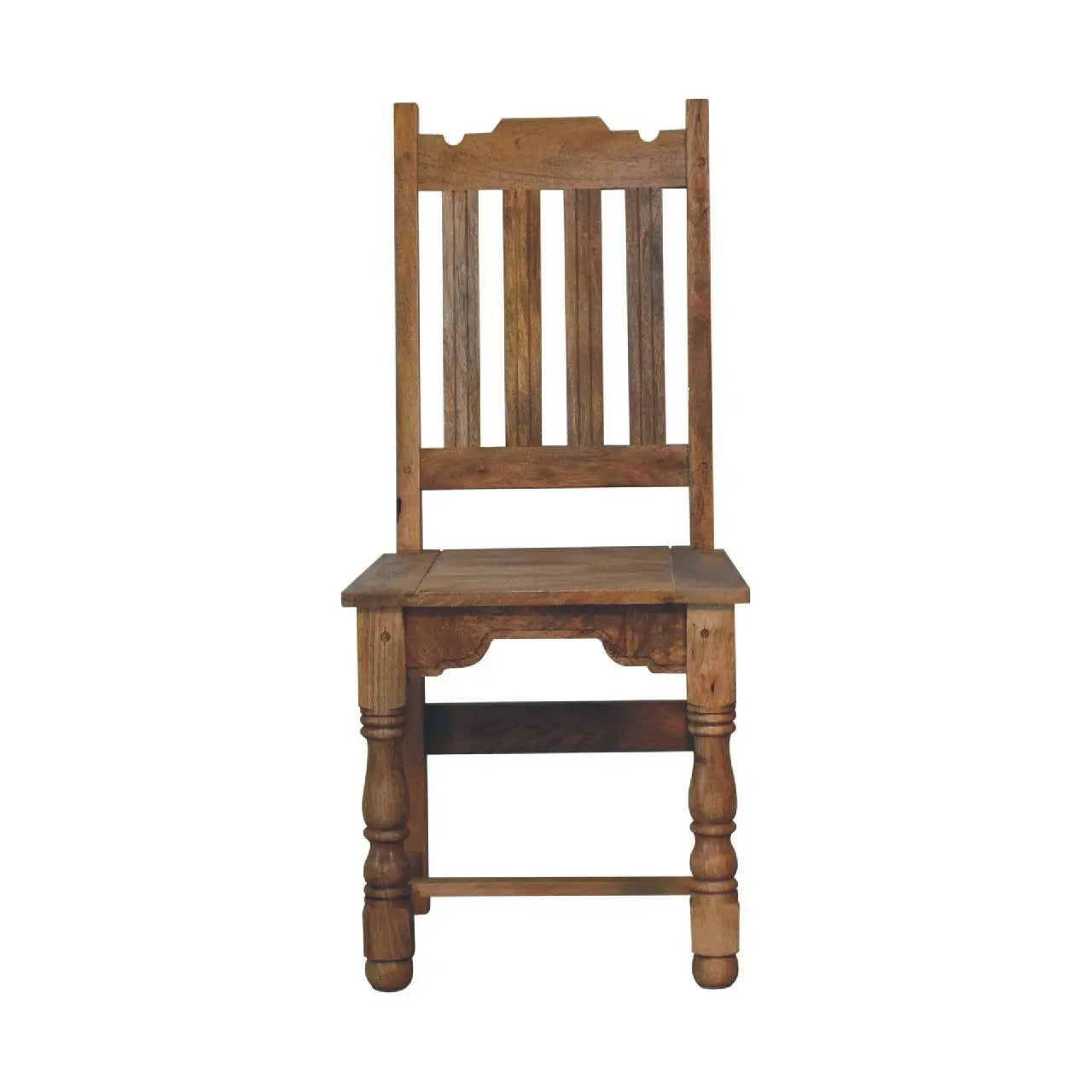 Granary Dining Chair Set of 2 – Hand-Distressed Oak-ish Finish - Avivra