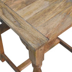 Granary Dining Chair Set of 2 – Hand-Distressed Oak-ish Finish - Avivra