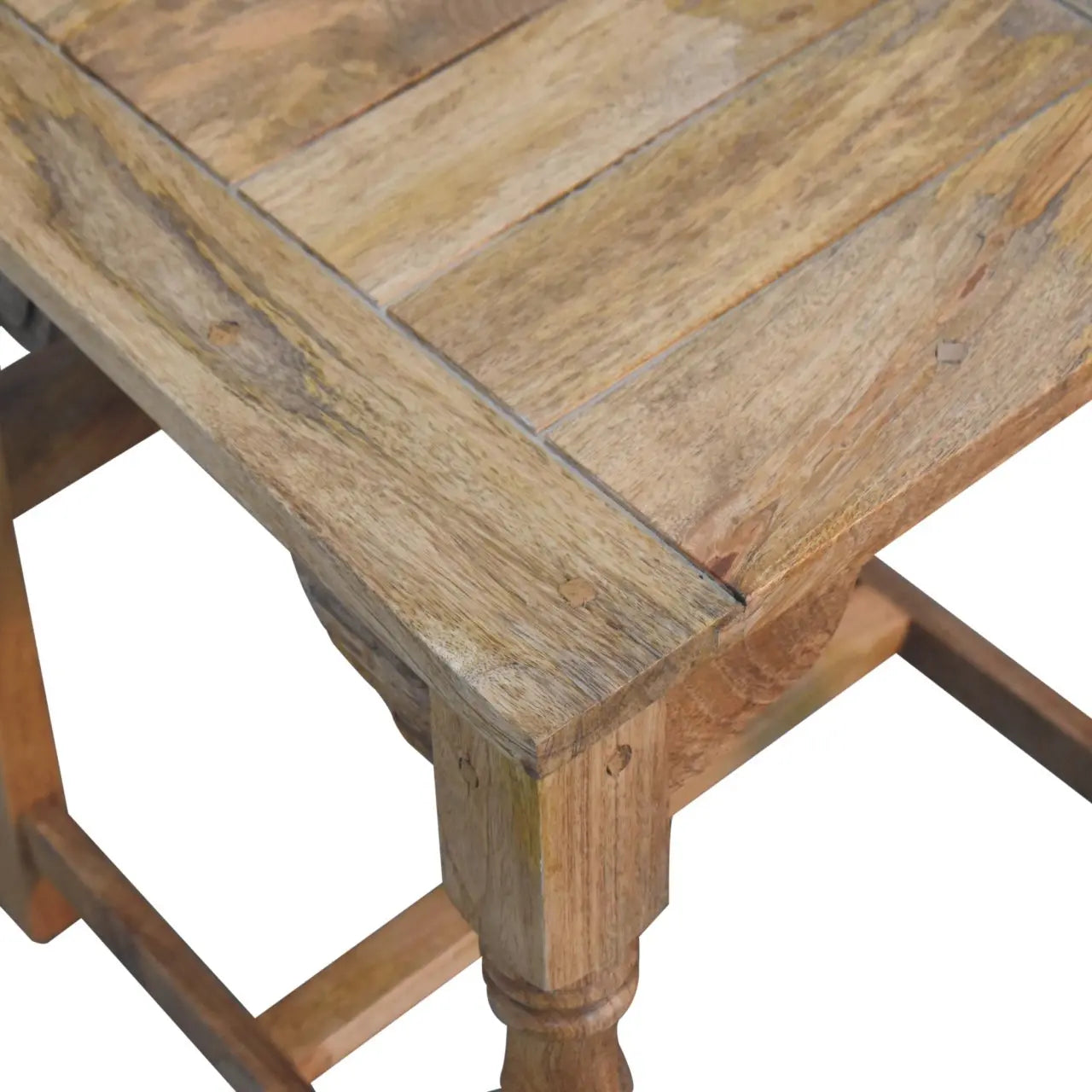 Granary Dining Chair Set of 2 – Hand-Distressed Oak-ish Finish - Avivra