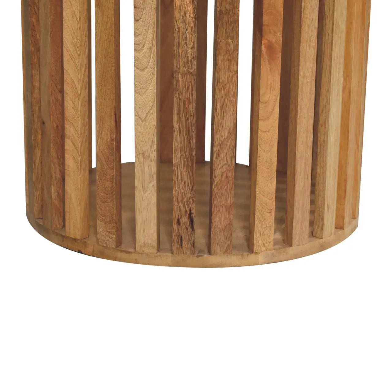 Ariella Round Dining Table – Oak-ish Finish - Avivra