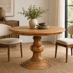 Round Turned Dining Table Avivra