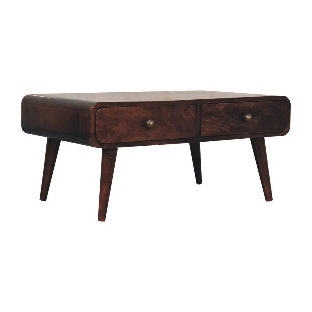 California Walnut Sonata Coffee Table Avivra