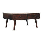 California Walnut Sonata Coffee Table Avivra