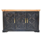 regal noir sideboard crafted from solid mango wood