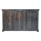 Regal Ash Black Rustic Sideboard | Ash Black & Oak Finish - Avivra
