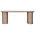 twin plank solid mango wood bench