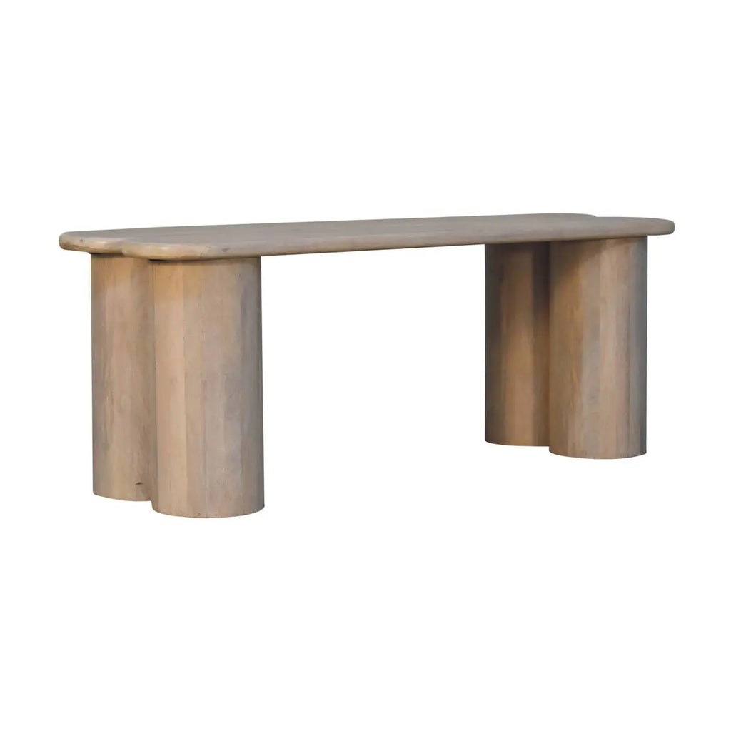 Twin Plank Mango Wood Bench - Avivra