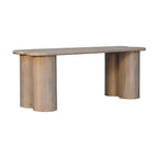 Twin Plank Mango Wood Bench - Avivra