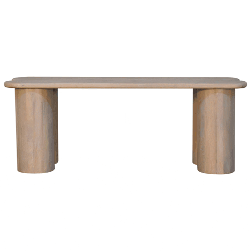 Twin Plank Mango Wood Bench - Avivra