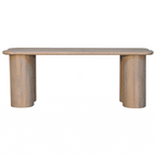 Twin Plank Mango Wood Bench - Avivra