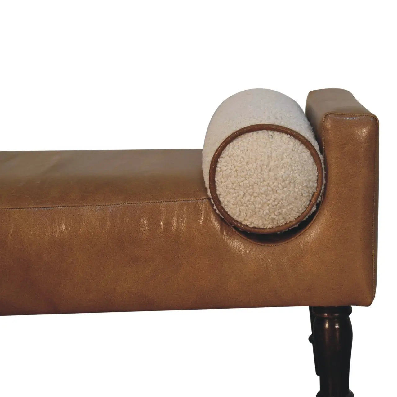 Chester Buffalo Leather Bench - Avivra