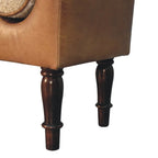 Chester Buffalo Leather Bench - Avivra