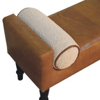 Chester Buffalo Leather Bench - Avivra