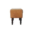 Chester Buffalo Leather Bench - Avivra