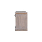 Acid Wash Basket Storage Cabinet | Wicker Storage - Avivra