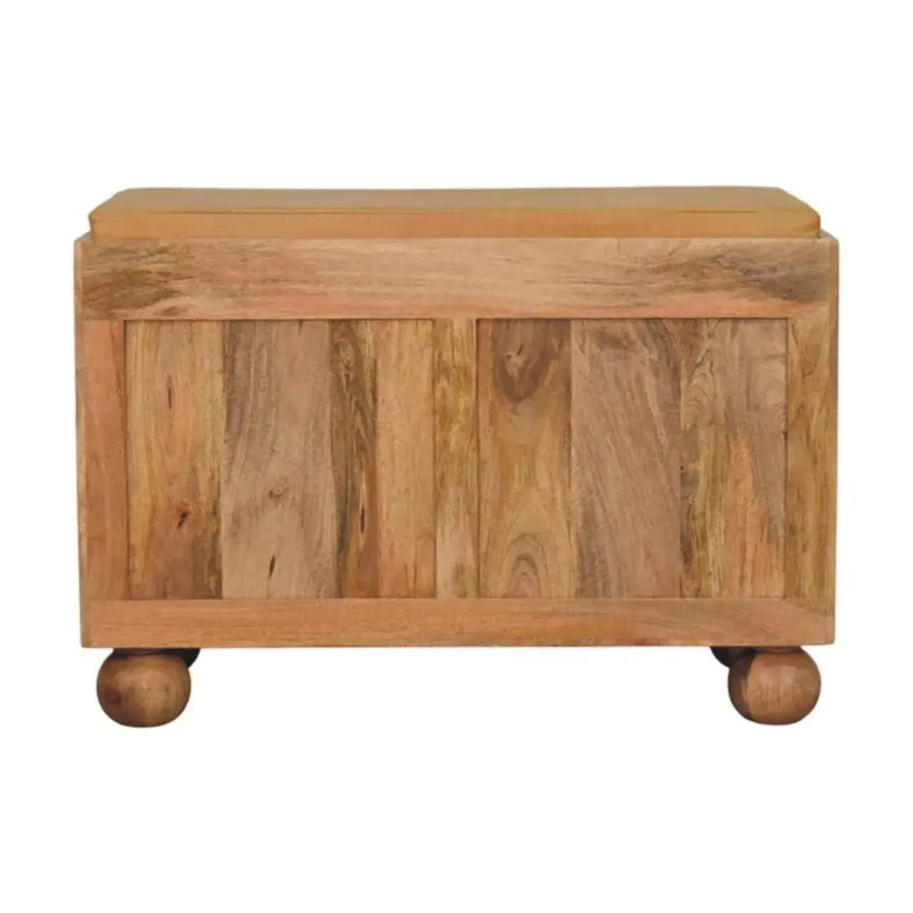 Shutter Oak-ish Shoe Rack with 2 drawers Avivra