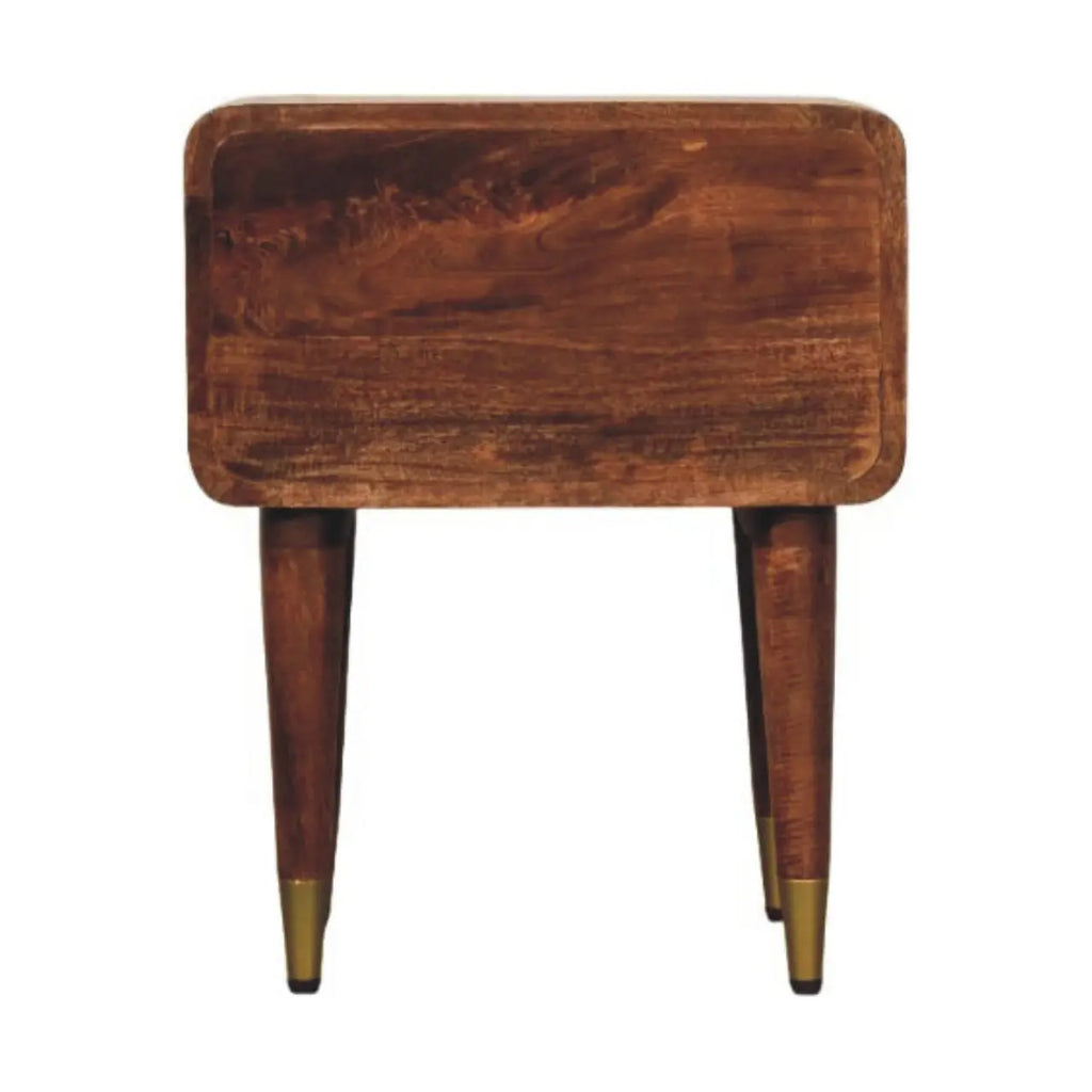 Valenza Two-Drawer Bedside Table - Avivra
