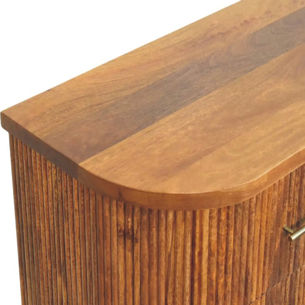 Emerson Ribbed 3-Drawer Chest - Avivra