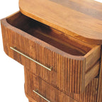 Emerson Ribbed 3-Drawer Chest - Avivra