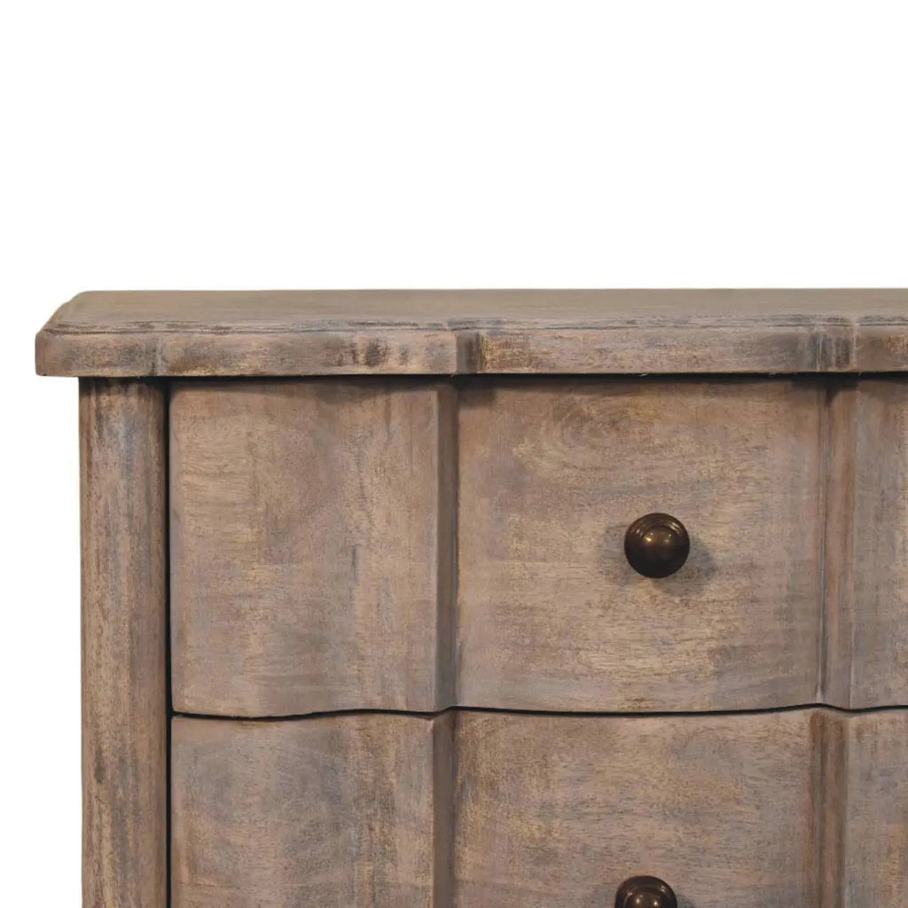 Lume Washed Bedside Table Avivra