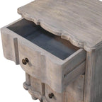 Lume Washed Bedside Table Avivra