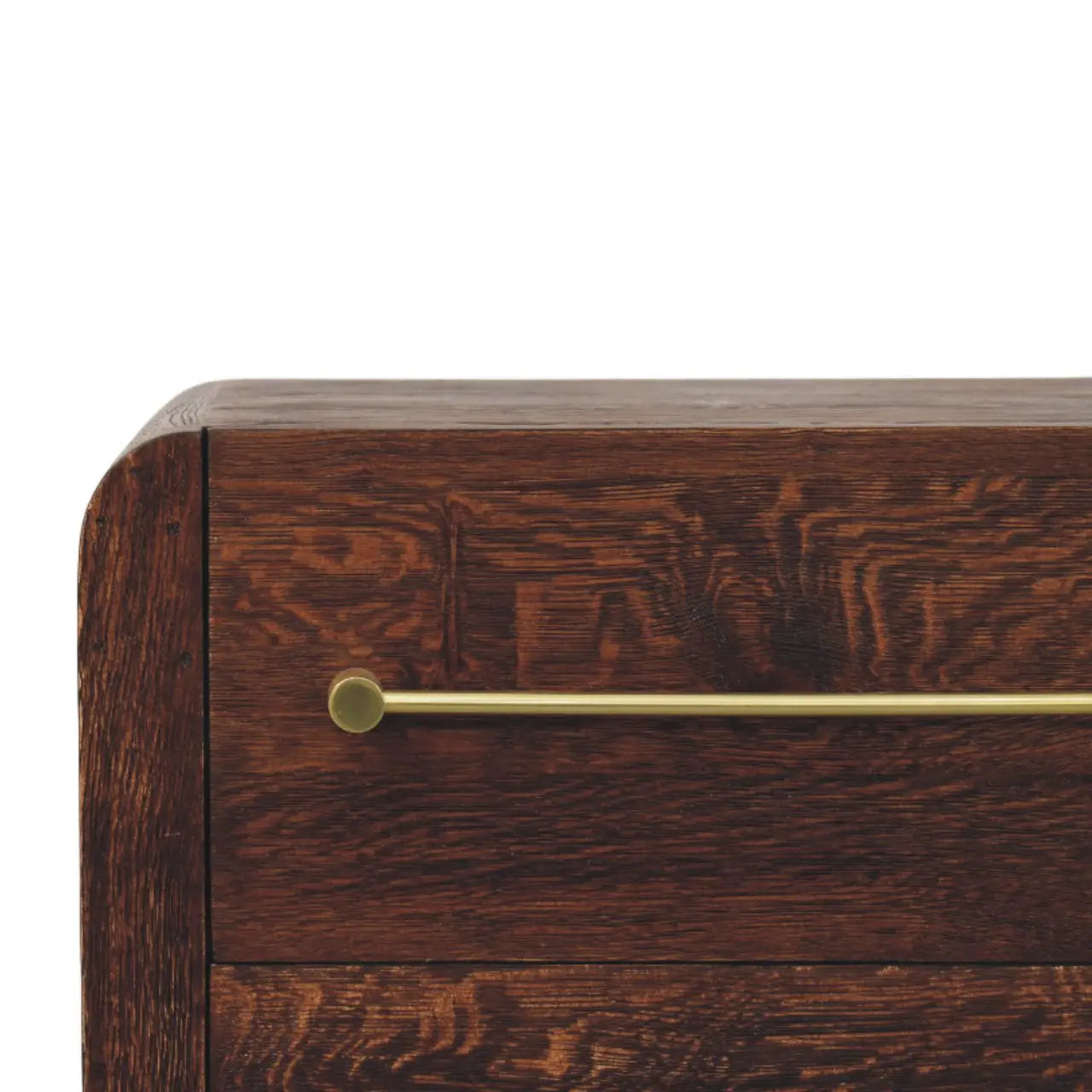Copenhagen 2-Drawer Nightstand in Smoked Oak - Avivra