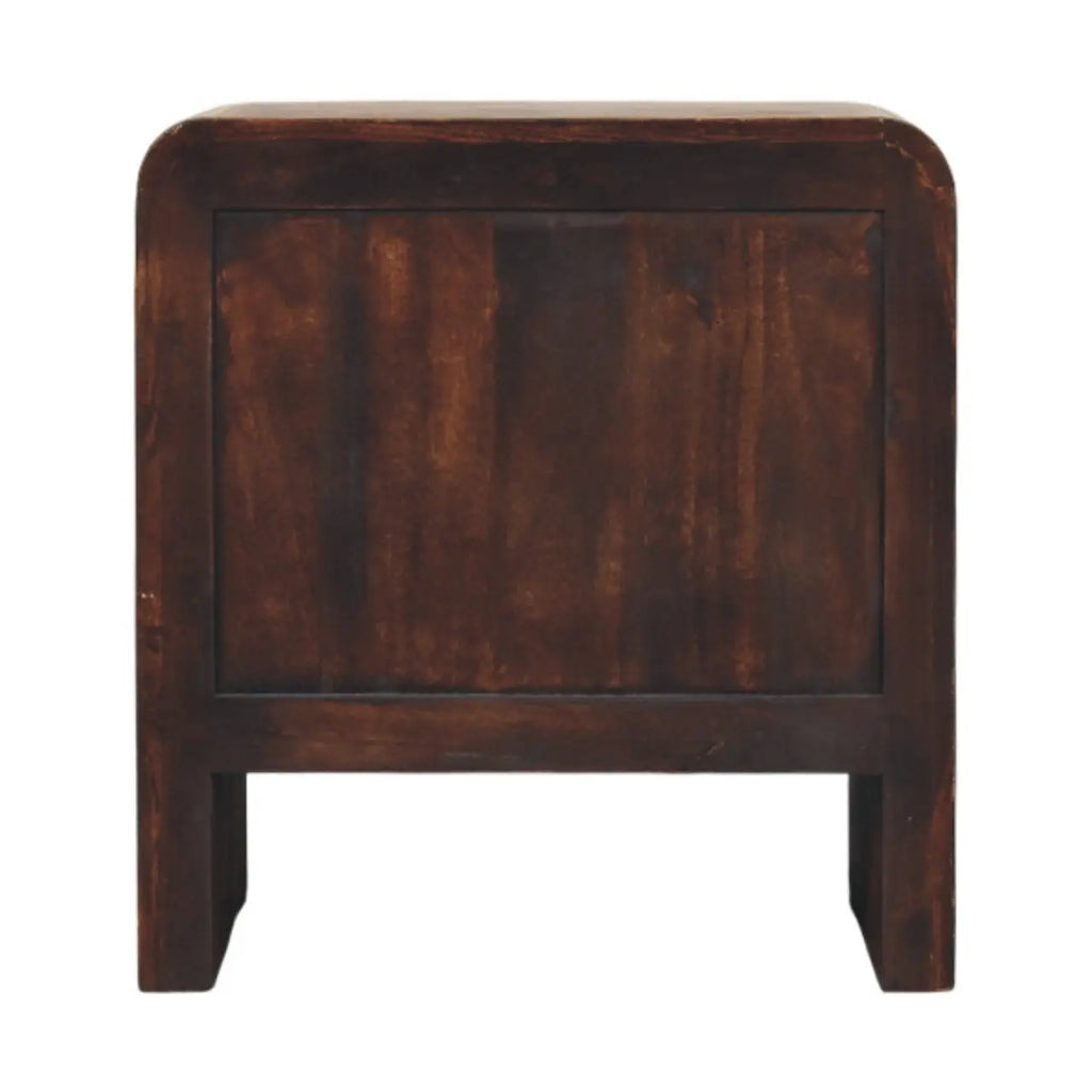 Copenhagen 2-Drawer Nightstand in Smoked Oak - Avivra