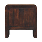 Copenhagen 2-Drawer Nightstand in Smoked Oak - Avivra