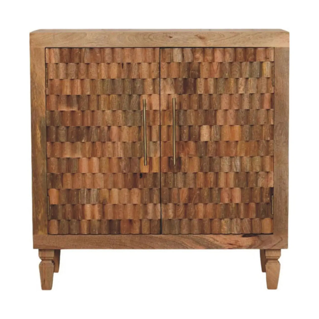 Cadiz Carved Block Cabinet - Avivra
