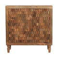 Cadiz Carved Block Cabinet - Avivra
