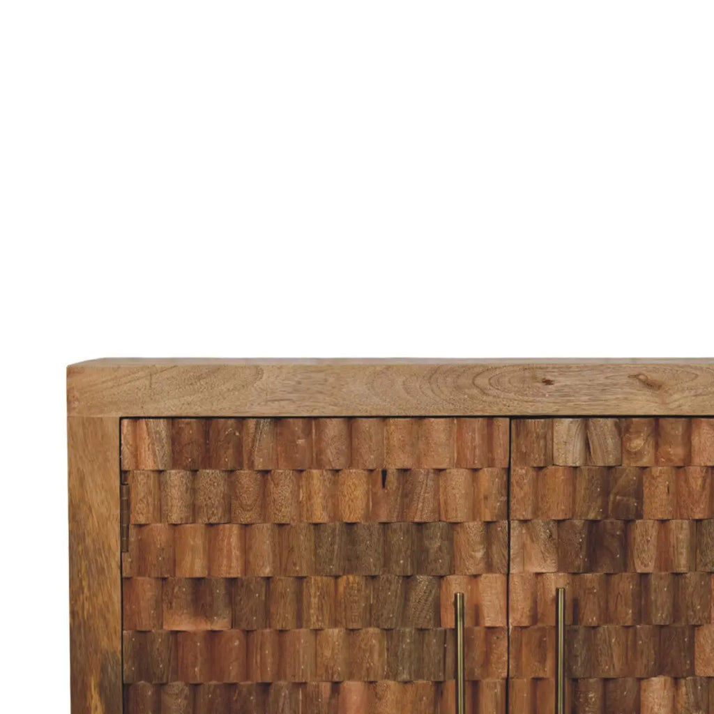 Cadiz Carved Block Cabinet - Avivra