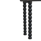 Spindle Linear Console – Carbon Ash Solid Mango Wood - Avivra